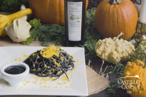 black_spaguetti_halloween_recipe_olive_oil_Castillo_de_Canena