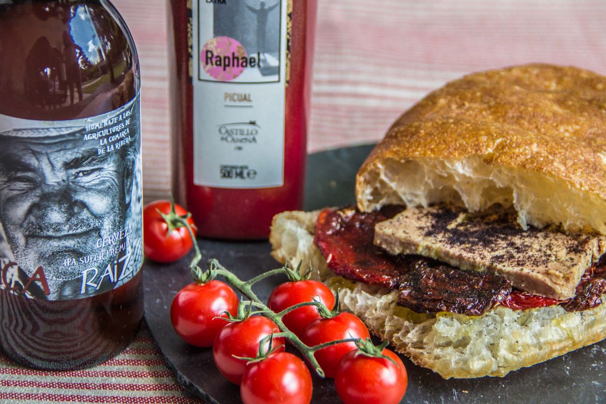 receta de bocadillo de foie