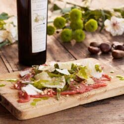 receta de carpaccio de tenera con AOVE