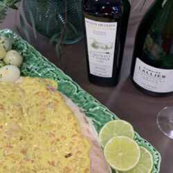 receta de lubina fría al Champagne