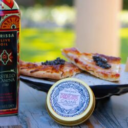 receta de pizza margarita con caviar Paris 1925