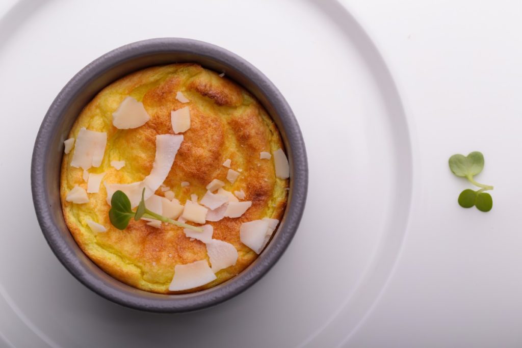receta de sooflé de arroz con leche