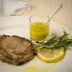 receta de steak con salsa bearnesa