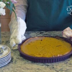 receta de tarta de calabaza, zanahoria, nata y AOVE