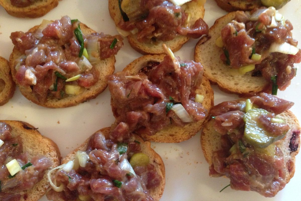 receta de tartar de buey