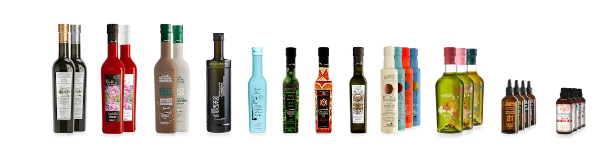 Botellas de aceite